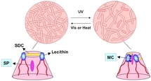 A new photorheological fluid containing a spiropyran compound