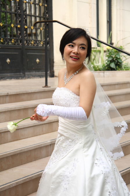 A beautiful bride!