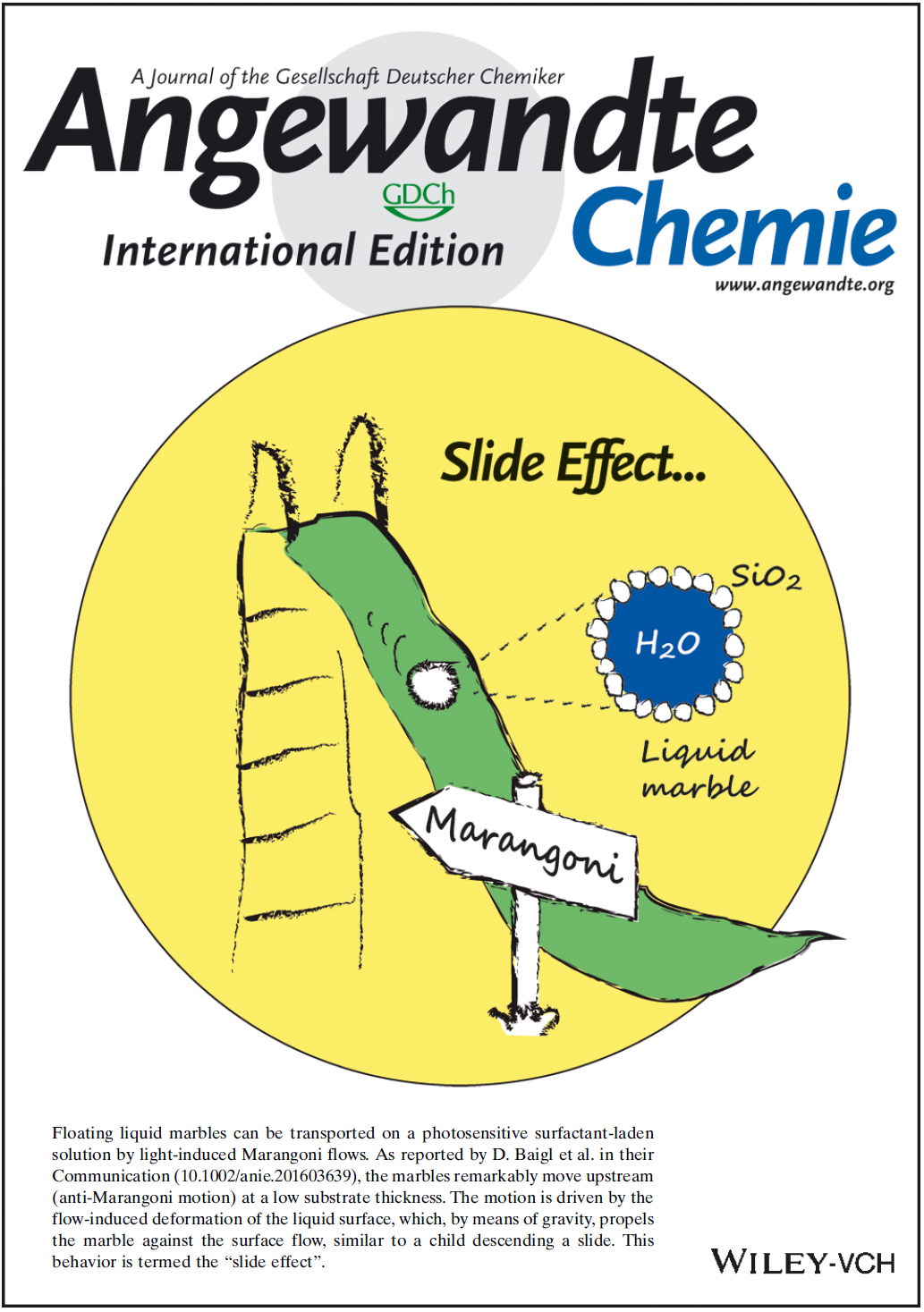 The Slide Effect hits Angewandte Cover!