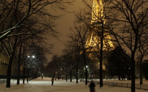 Snow in Paris!
